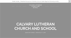 Desktop Screenshot of calvarylutheranbellevue.org